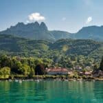 La Baie de Talloires depuis le lac